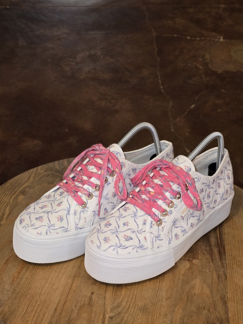 Superga x LoveShackFancy 2790 Platform Floral Sneakers Women's 8.5